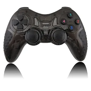חדש 2.4ghz כפול רטט פבריקה דה Controle Wireless ג 'ויסטיק בקר משחק עבור PS3 PS2 PS1 מחשב נייד אנדרואיד
