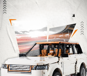 <span class=keywords><strong>KBox</strong></span> 10512 3180 Uds Vehículo de coche blanco técnico montar ladrillos juguetes niños regalos de cumpleaños juegos de bloques de construcción educativos - Product Image 2