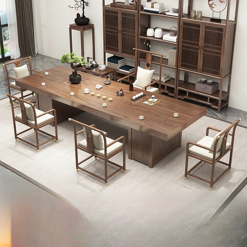 Cabinet style drawer tea table 220 * 80 * 75 * 8 cm;