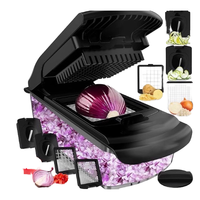Keuken multifunctionele handmatige ABS 22-in-1 snijder, rasp en schaaf voor groenten, fruit en voedselverwerking