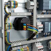 Prise d'alimentation mâle IEC 320 C14 en laiton 3P 10A 250V Kuishen KC-14-F2Q avec porte-fusible à 3 sorties et connexion rapide