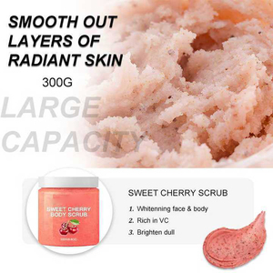 Venta caliente café mar sal exfoliante limpia la piel muerta exfoliante fruta perfumada exfoliante corporal Facial - Product Image 2