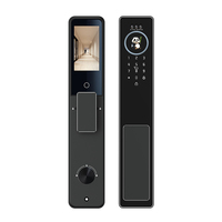 Cerradura Inteligente de Aleación de Aluminio Impermeable con Voz IA, Reconocimiento Facial y Seguridad por Vena de la Palma, Videoportero WiFi para el Mercado de Dubái