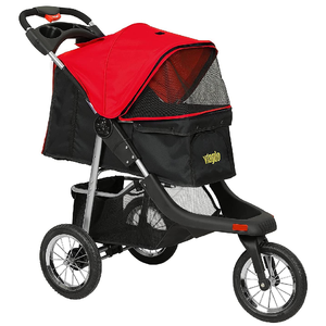 Carriola Pet Gear Travel Lite Plus, Compacta, Fácil de Plegar, No Requiere Ensamblaje, <span class=keywords><strong>Ruedas</strong></span> Grandes <span class=keywords><strong>para</strong></span> <span class=keywords><strong>Perros</strong></span> y Gatos de hasta 15 Libras - Product Image 6