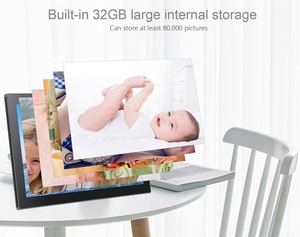 Frameo 21.5 Inch Large Digital Photo Frame, 32GB <b>WiFi</b> Digital Picture Frame Send Photos Instantly From Anywhere Via Free App - Product Image 5