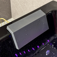 Fabrication d'une baignoire à remous de couleur personnalisée baignoire whirlppol baignoire de massage en hydrothérapie avec oreiller et cascades