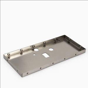 Plaque de base en tôle d'acier inoxydable/alliage d'aluminium OEM, pièces usinées sur mesure, options de traitement de surface - Product Image 1