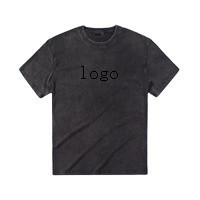 T-shirt en coton respirant tricoté <span class=keywords><strong>de</strong></span> haute qualité avec impression personnalisée, anti-boulochage, séchage rapide, coupe ample, streetwear pour homme - Product Image 3