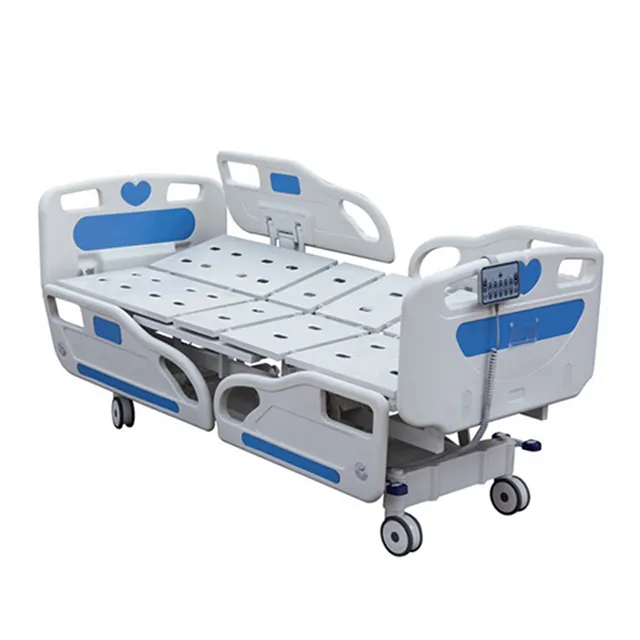 Cama elétrica para paciente de hospital com 5 funções ajustável para hospital de equipamentos médicos