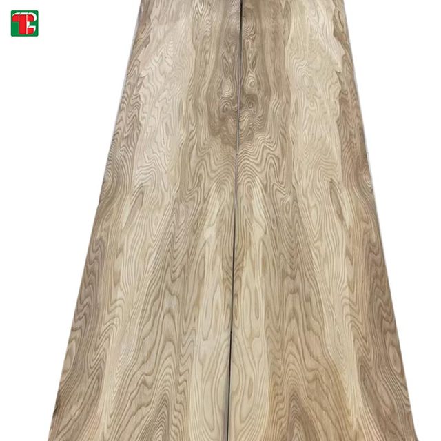 Cherry Sheets Fluted Natural oak Guitar Uganda Core Burl Plates Walnut Foshan 055mm Maple Birch Wood Panel Wall Veneer