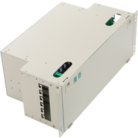 Panel Patch serat cembung ODF dudukan rak 4U 72-Port Mode tunggal pra-pemuatan dengan kuncir & adaptor