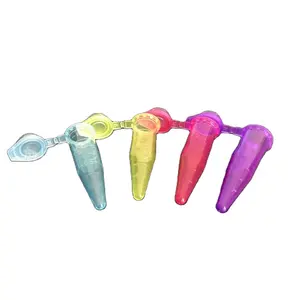 1.5ml रंगीन अपकेंद्रित्र ट्यूब शंक्वाकार नीचे के साथ सटीक तराजू 500pcs/पैकेज प्रेस टोपी - Product Image 2