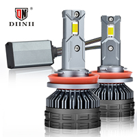 Phares de voiture LED super lumineux S3 18000lm, puce 6 cœurs, alliage d'aluminium, H4 H7 H11 9005, montage universel, faisceau haut/bas, auto Canbus