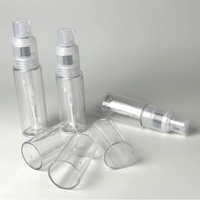 Botol Penyegar Udara Dua Ruang Berkualitas Tinggi Grosir Botol Semprot Kosmetik Plastik dengan Pompa Sayer Botol Semprot Bedak Tabur
