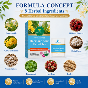 Thé Herbal Hormonal Anti-Acné Équilibre Cutané Beauté Sachets de Thé Herbal Naturel Marque Privée OEM ODM Usine Emballage Personnalisé - Product Image 3