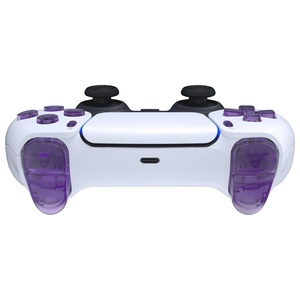 ปุ่ม D-pad สีม่วงใส R1 L1 R2 L2 ทริกเกอร์ ปุ่มแชร์ ปุ่มตัวเลือก ปุ่มหน้าจอ ชุดปุ่มเปลี่ยนทดแทนครบชุดสำหรับคอนโทรลเลอร์ PS5 รุ่น BDM-030/040/050 - Product Image 4