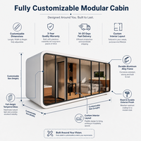 Capsule spatiale préfabriquée entièrement finie, maison modulaire, cabane Apple, mini-maison, mur en verre, pod de vie mobile portable, hôtel, centre commercial