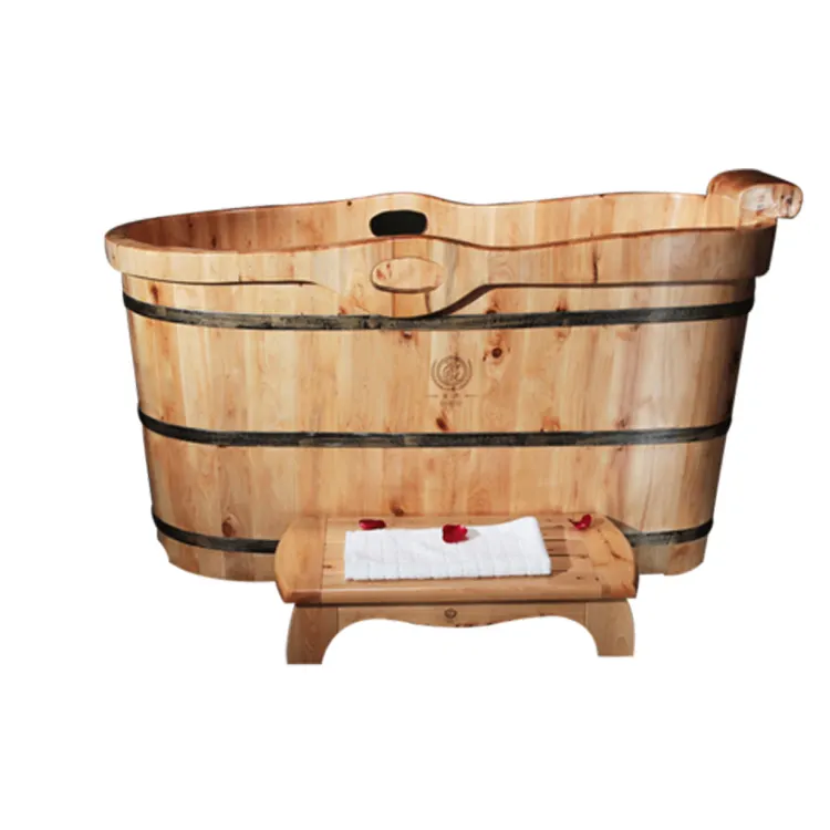 Holz barrel badewanne freistehende whirlpool Modell Dampf dusche kabine sauna