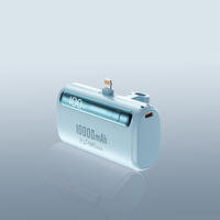 Câble de charge rapide 22,5 W Super Rapide Micro USB Étanche avec Support et Chargeur Sans Fil 10000 mAh – Chargeur Portable Ultra Compact en Forme de Capsule