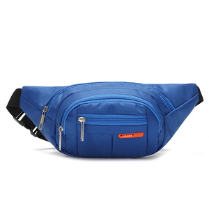 Waterproof Waist Bag Unisex Large Capacity Multi Functional Outdoor Sports Fanny Pack Red Solid Color Detachable Strap - Product Image 2