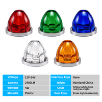 Feu de signalisation latéral LED étanche pour camion et remorque Watermelon 12V 24V Rouge, Jaune, Vert