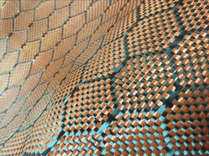 Sản Xuất Nomex Vải Hỗn Hợp Tự Làm Màu Vàng Tổ Ong 12K Độ Bền Cao 3K 240G Vải Hầm Bằng Sợi Carbon - Product Image 2