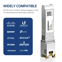 Module émetteur-récepteur Ethernet en cuivre SFP+ vers RJ45 ZoeRax 10/2.5/1.25G, compatible fibre multimode 30m/100m, pour switch Cisco/Mikrotik
