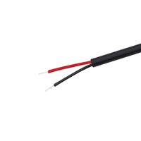 Connecteur de prise femelle 5,5 x 2,1 mm 12 V CC, prise jack 2P, câble noir pour bande LED