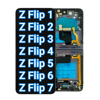 Handy-LCDs für Samsung Galaxy Z Flip 2 3 4 5 6 7 Flip3 Flip4 Flip5 Flip6 Flip7 Touchscreen LCD-Display Original Pantalla