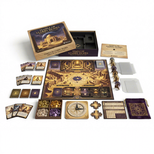 Jeu de société Temple of Starry Dunes, jeu de stratégie pour 2 joueurs, divertissement éducatif, boîte en carton, impression couleur - Product Image 2
