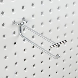 Siêu thị hiển thị móc Thác thép <span class=keywords><strong>Pegboard</strong></span> móc cho kệ slatwall lưới-đa năng Kim Loại hiển thị móc - Product Image 3