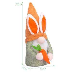 Nuevo Conejo de Pascua con Huevo, Muñeco de Peluche sin Rostro, Regalo - Product Image 5