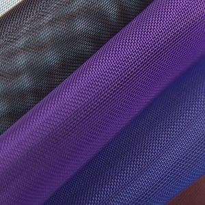 Tul de tela de malla de gasa de poliéster con patrón tejido 95GSM para vestido de falda de fiesta de boda para niñas - Product Image 6