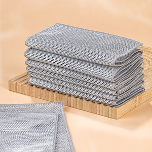 Lot De 6 Chiffons Microfibre - Nettoyage Sans Traces Pour Miroirs, Vitres, écrans - 30x40 Cm
