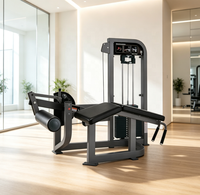 Équipement de fitness professionnel pour salle de sport, presse à jambes assise multifonction à charge par broches en acier, pour entraînement de force et musculation