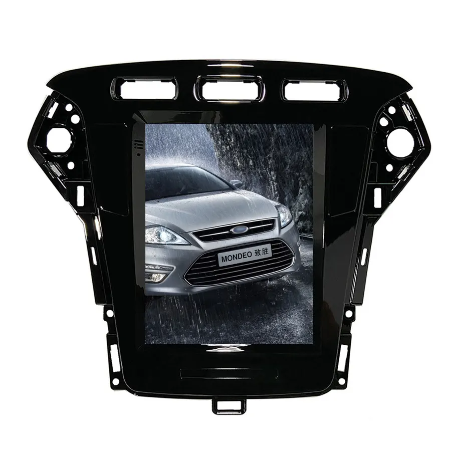 Android Multimídia Car GPS Navegação 128GB Tesla Tela Gravador de Rádio Video Player Para Ford Mondeo Fusion MK4 2011 2012 2013