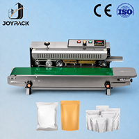 Scelleuse automatique en acier inoxydable FR900, machine de scellage de sachets de bureau standard, scelleuse thermique continue pour usine