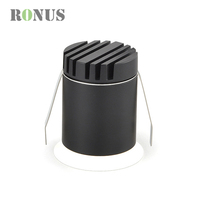 Ronde 7W 50mm Détouré LED Spotlight Anti Éblouissement Intérieur Plafonnier Encastré COB 5W Spot Downlight