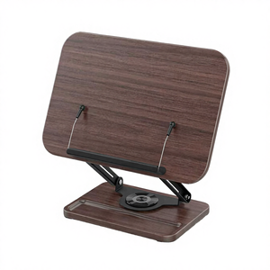 Nouveau <span class=keywords><strong>support</strong></span> de <span class=keywords><strong>livre</strong></span> en bois rotatif à 360 degrés, <span class=keywords><strong>support</strong></span> pliable portable pour <span class=keywords><strong>tablette</strong></span> PC, <span class=keywords><strong>support</strong></span> de lecture réglable avec boîte de rangement - Product Image 1