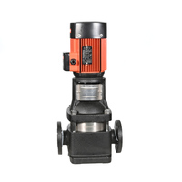Pompa Sentrifugal Multistage Vertikal 0.75kW SS304 Tekanan Rendah Debit 12m/h Head 18m 3-Fasa IP55 Pengolahan Air