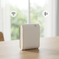 Diffuseur d'huiles essentielles électrique 350 ml, diffuseur d'arômes sans eau pour la maison et le commerce, avec commande par application