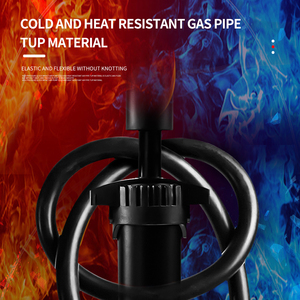 Pompe à air pour vélo de haute qualité, en aluminium et ABS, portable, avec manomètre - Product Image 3