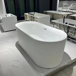 <span class=keywords><strong>Baignoire</strong></span> autoportante de style moderne, de style japonais, à bulles profondes, avec fonctions de massage, accessoire de vidange, petites salles de bain, personnalisable - Product Image 6