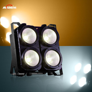 4x100W COB LED <span class=keywords><strong>Blinder</strong></span> Spotlight Putih Hangat & Dingin DMX512 Lampu Panggung untuk Pertunjukan KTV Dj Pernikahan Klub Bar Pesta - Product Image 1