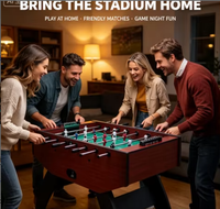 Table de baby-foot en MDF personnalisable de qualité supérieure pour salle de jeux familiale intérieure et divertissement de football