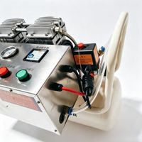Machine de nettoyage portable pour conduites de chauffage par le sol, compresseur d'air sans huile, équipement de détartrage et de nettoyage des tuyaux d'eau