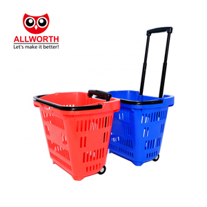 Fabricant Panier à roulettes en plastique avec logo en gros et couleurs personnalisées - Product Image 5