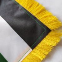 Élégant 4 ''x 6'' Mini monde drapeaux arabe Palestine voiture fenêtre accessoires décoratifs mode suspendus fanions