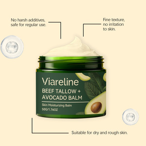 Crème hydratante pour le corps à l'avocat, soin hydratant doux et confortable pour la peau du corps, crème de massage quotidienne - Product Image 4