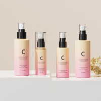 Flacon vide personnalisé en PET de 50 ml, 80 ml, 150 ml, forme cylindrique, pour parfum, huile capillaire, brume pour le visage, shampoing, lotion, sérum pour le soin de la peau, vaporisateur à pompe, cosmétique